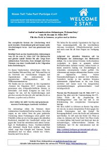 Aufruf Aktionstage Flyer (deutsch)
